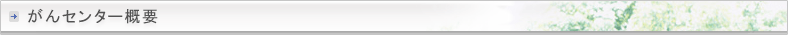 がんセンター概要