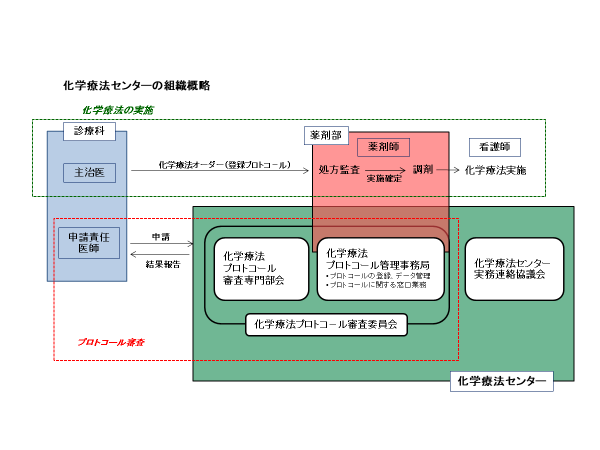 化学療法センター組織概略